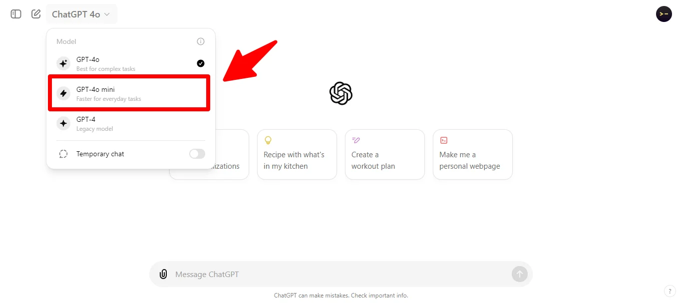 how to access GPT-4o mini