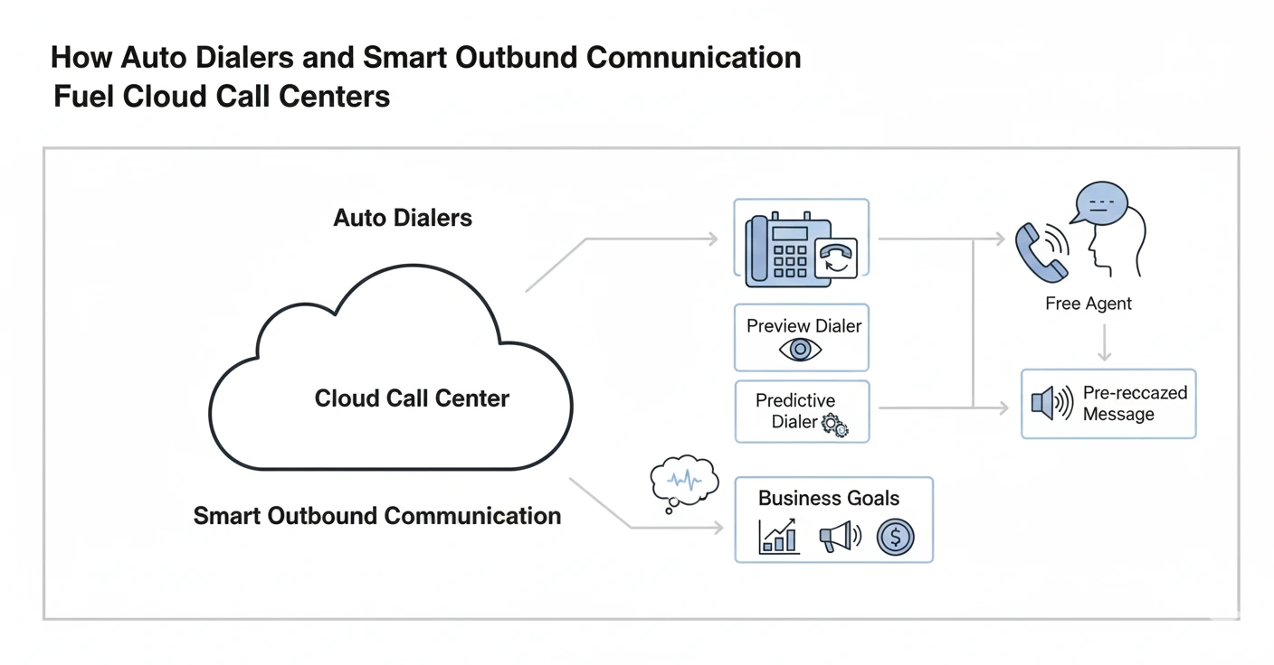 How Auto Dialers and Smart Outbound Communication Fuel Cloud Call Centers