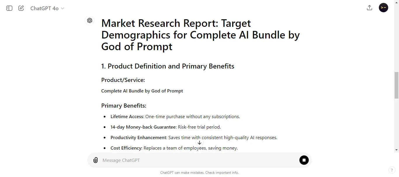 Identifying Target Demographics