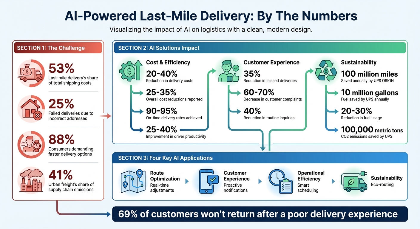 AI Impact on Last-Mile Delivery: Key Statistics and Benefits