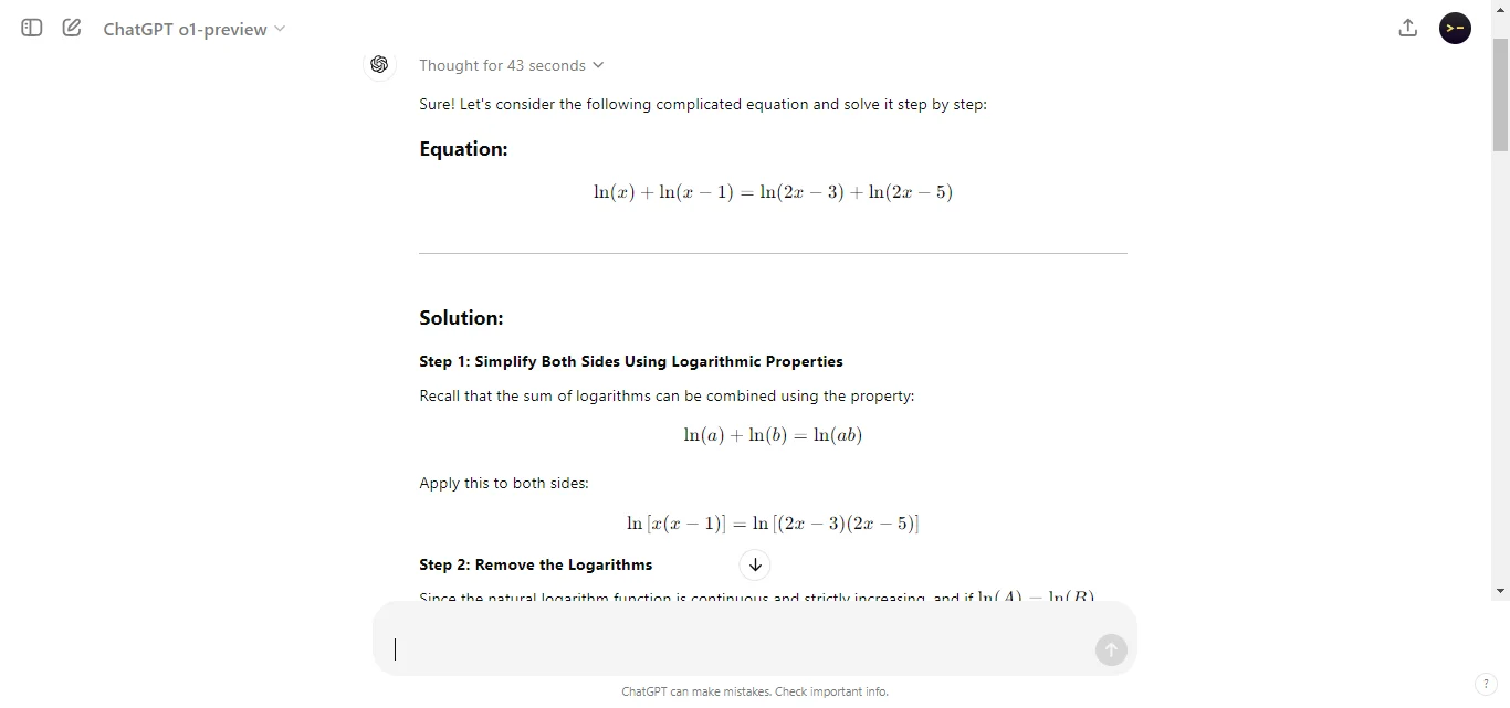 How OpenAI o1-Preview Works