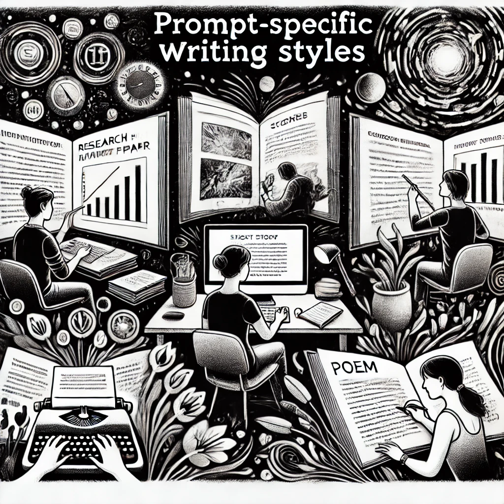 Prompt-Specific Writing Styles