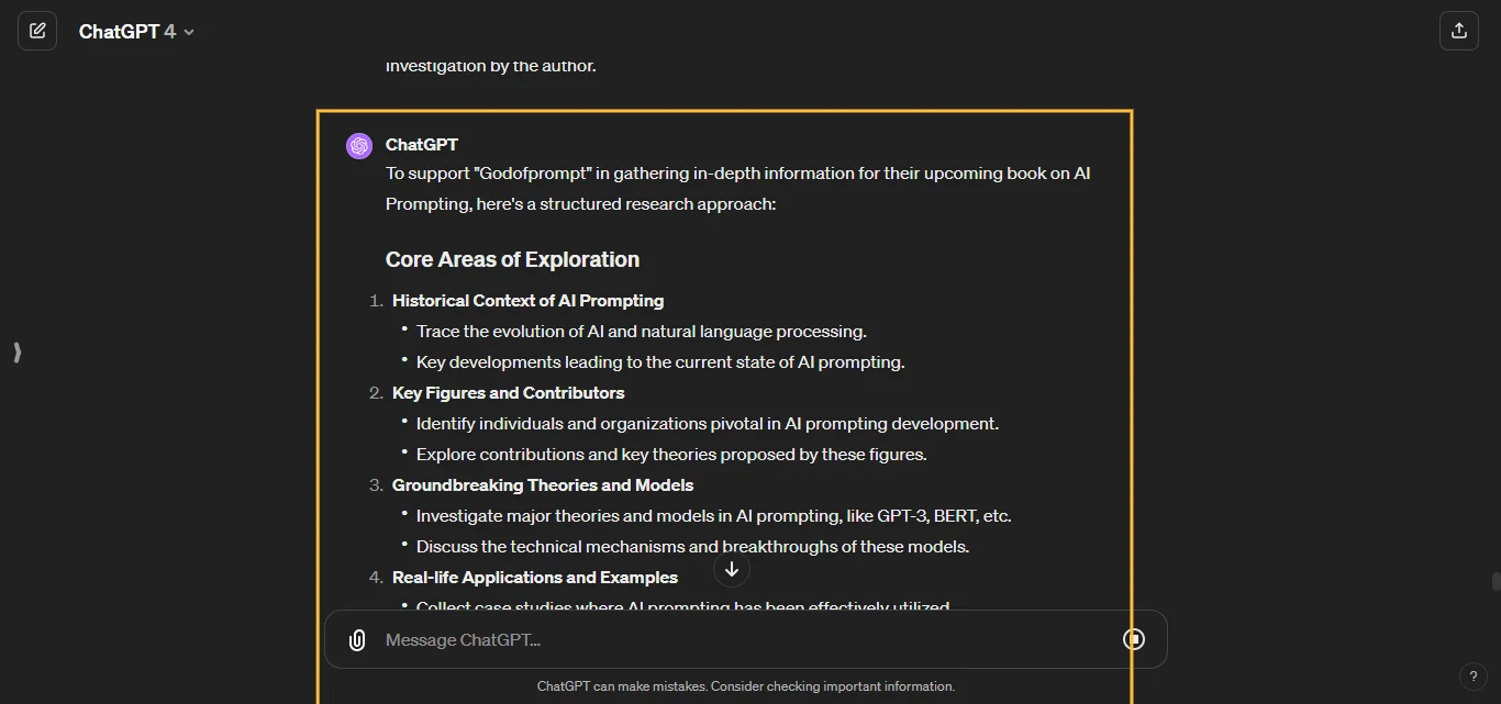 Help with book research Chatgpt AI Prompt