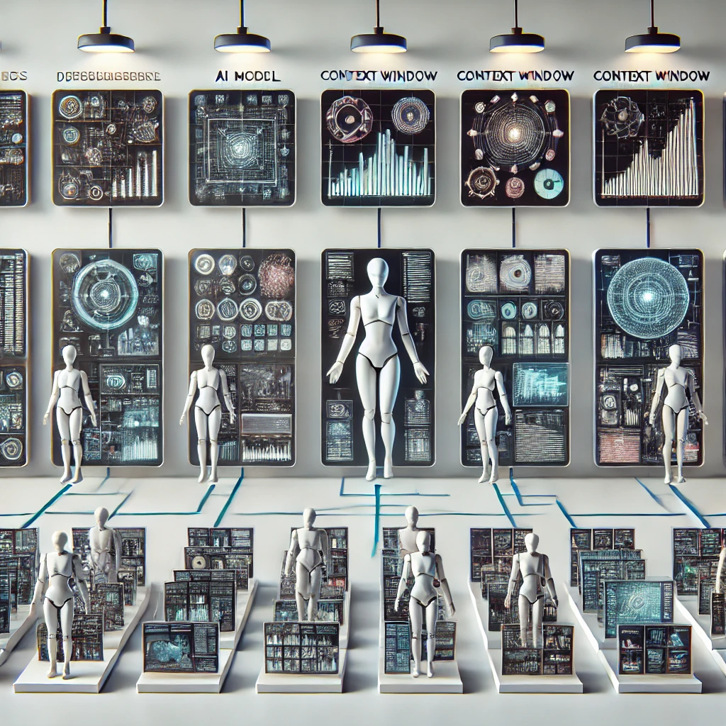 Comparison of AI Models by Context Window Size