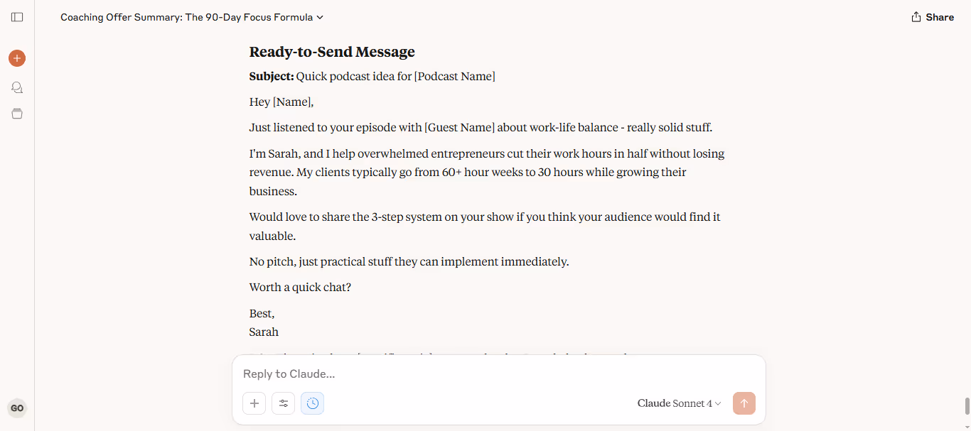 8. Prompts to Write a Cold DM or Pitch Email