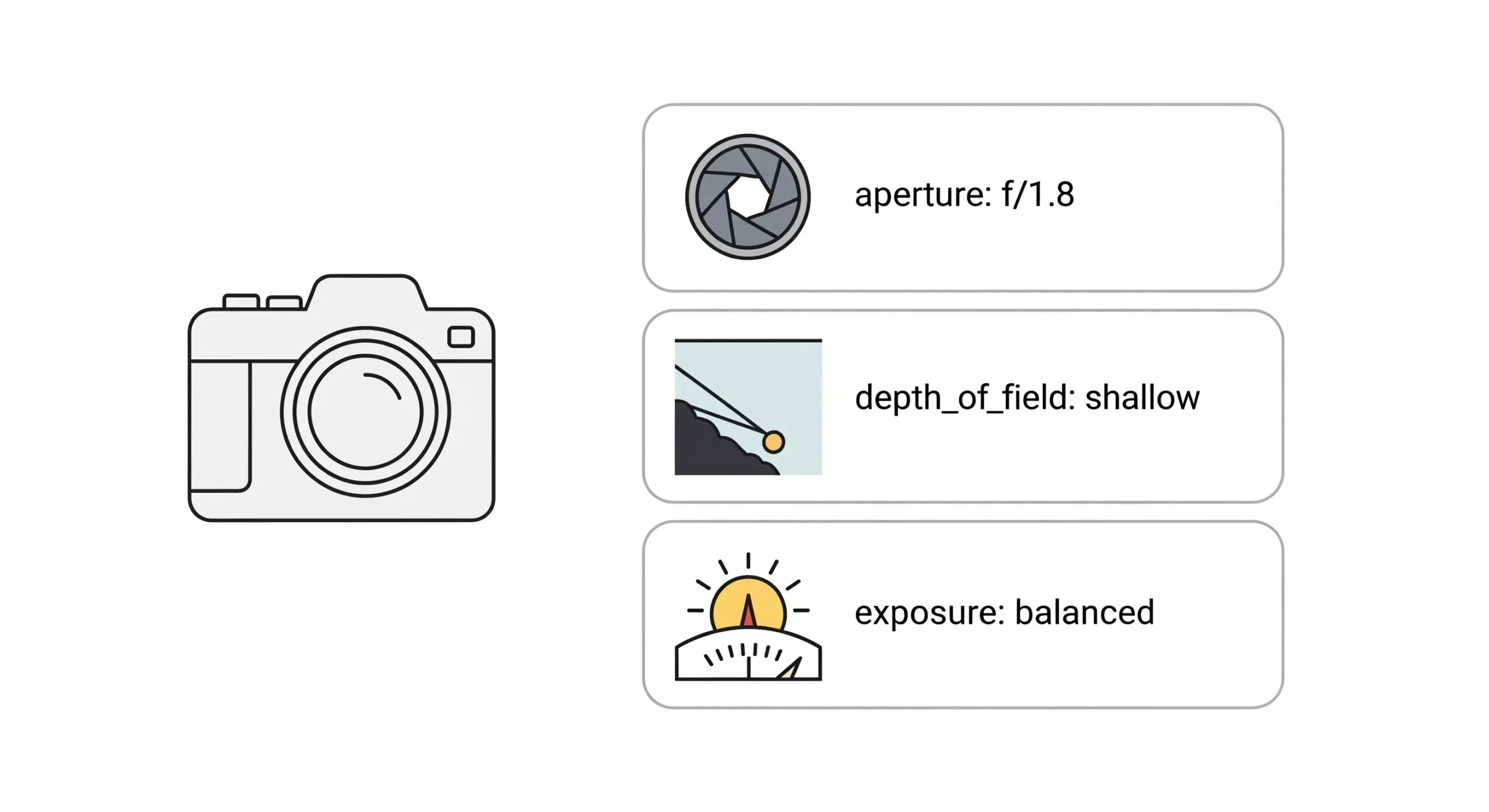 Add Technical Details (Think Like a Camera)