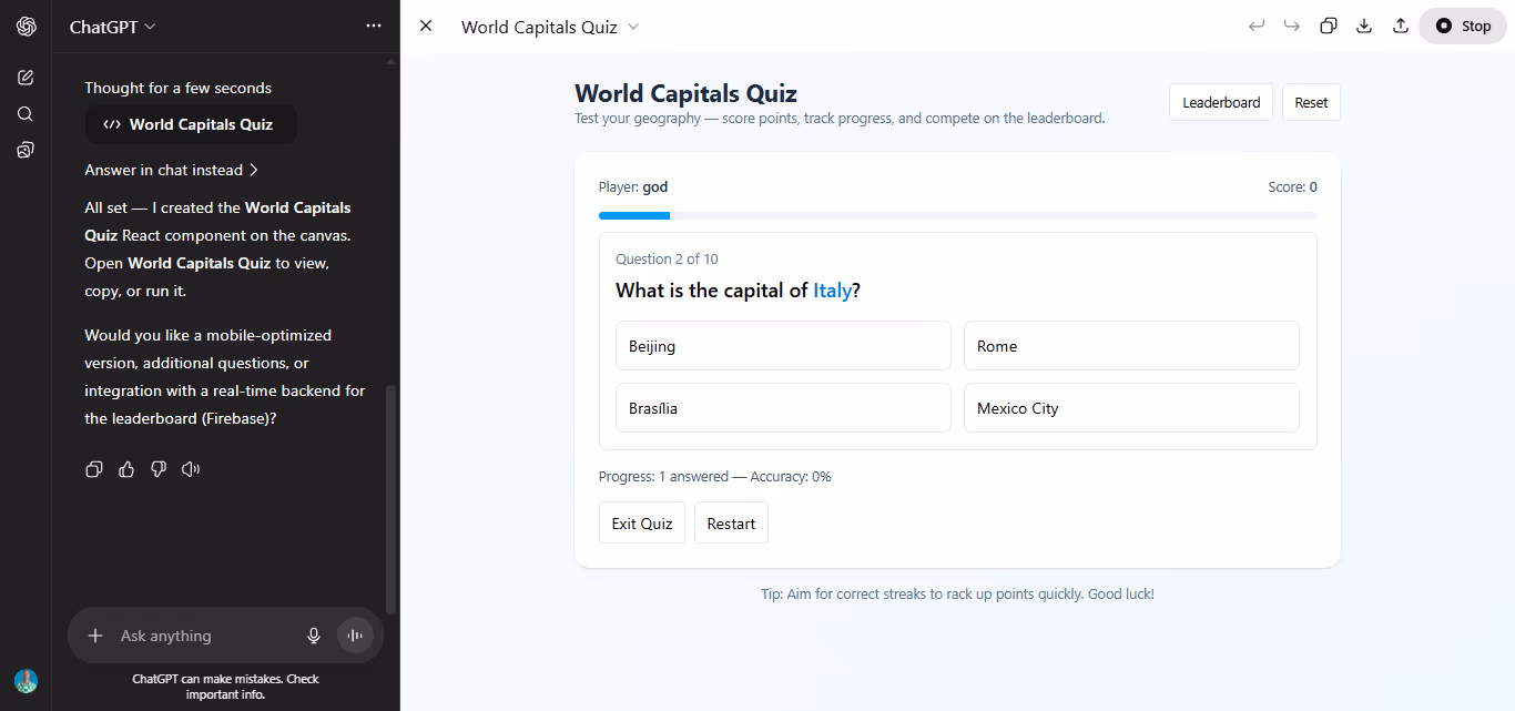 Website & App Prompts to Try Now