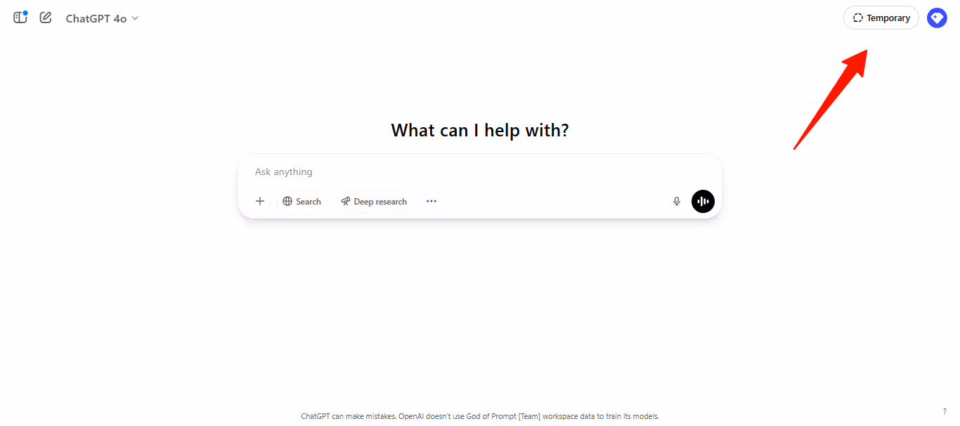 What Is a Temporary Chat in ChatGPT?