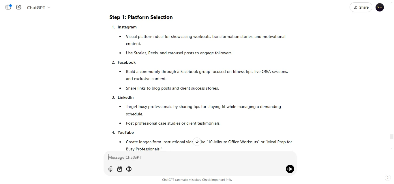 Plan a Social Media Presence