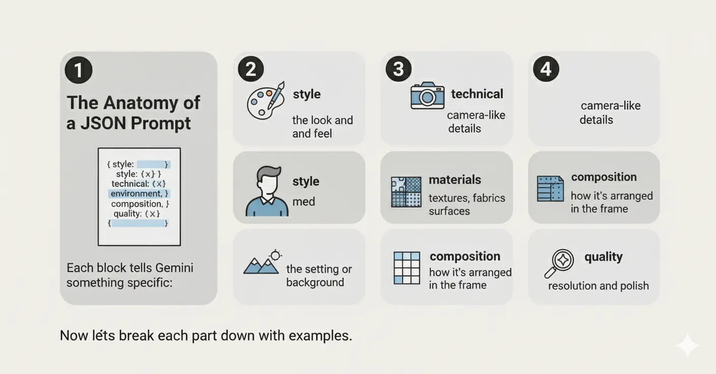 The Anatomy of a JSON Prompt