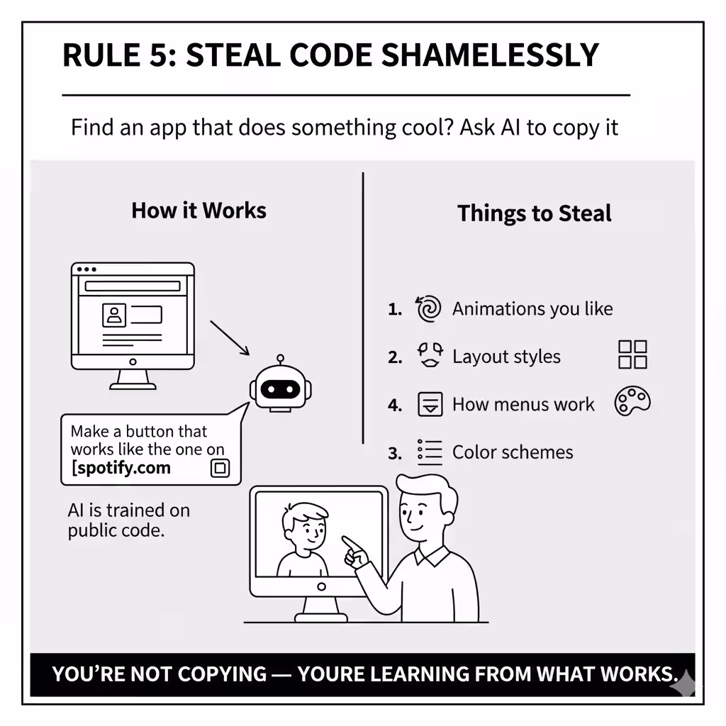 Rule 5: Steal Code Shamelessly