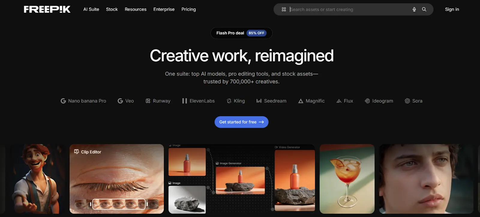 6. Freepik AI Suite