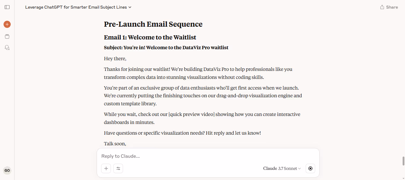 10. Create a Pre-Launch Email Sequence