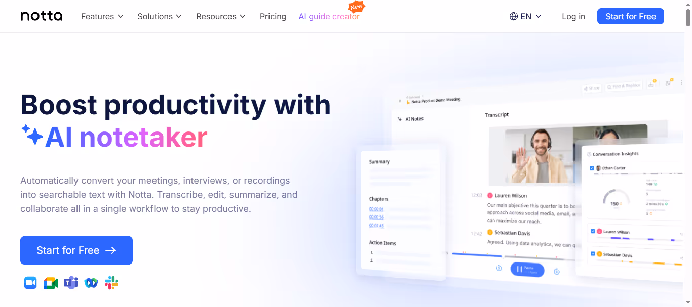 6. Notta.ai
