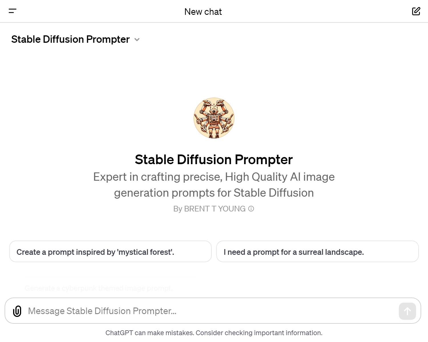 Stable Diffusion Prompter