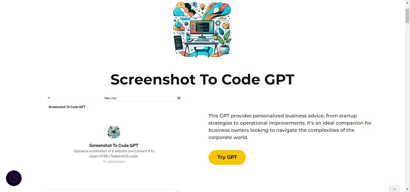 Screenshot To Code GPT
