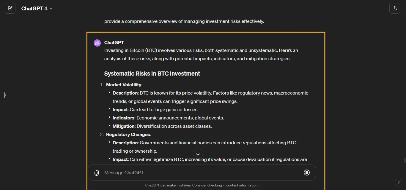 Identify Market Risks Chatgpt AI Prompt