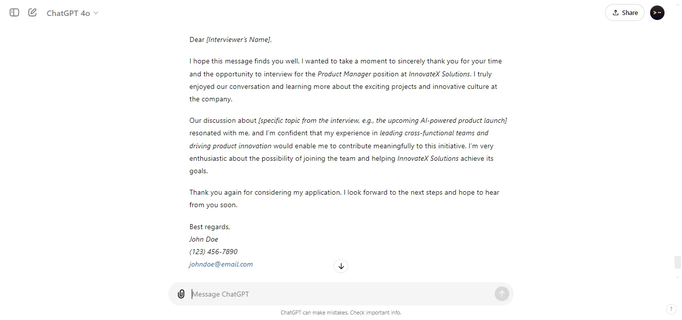 Follow-Up Interview Emails 
