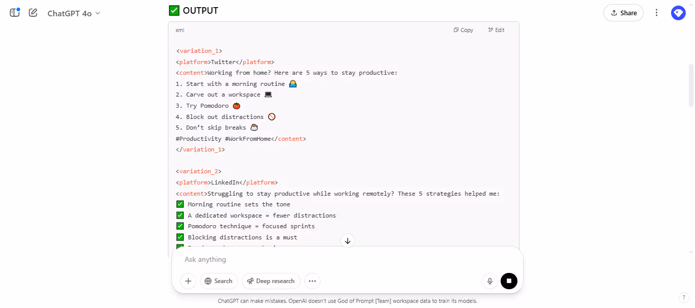 The One Prompt That Actually Works