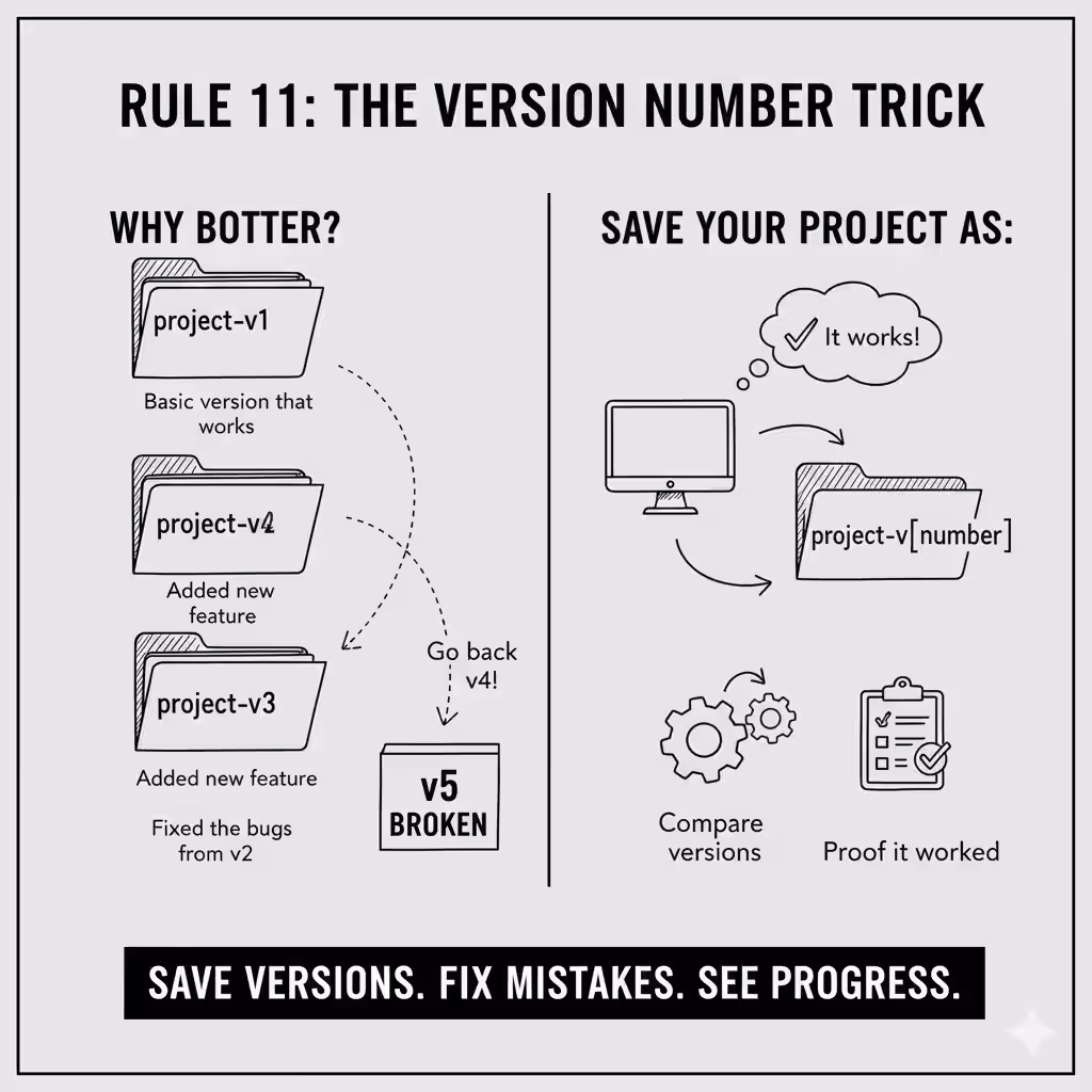 Rule 11: The Version Number Trick