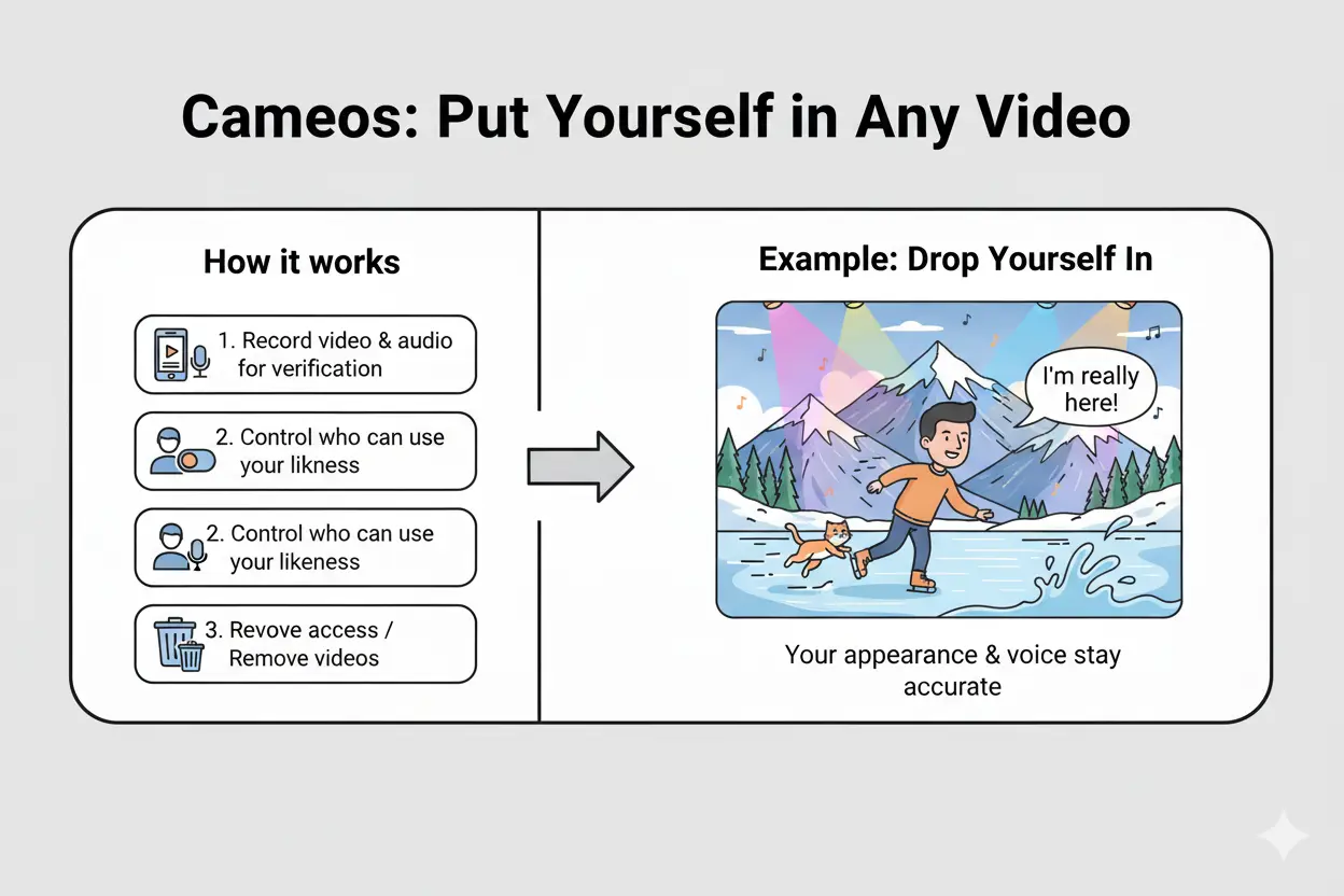Cameos: Put Yourself in Any Video