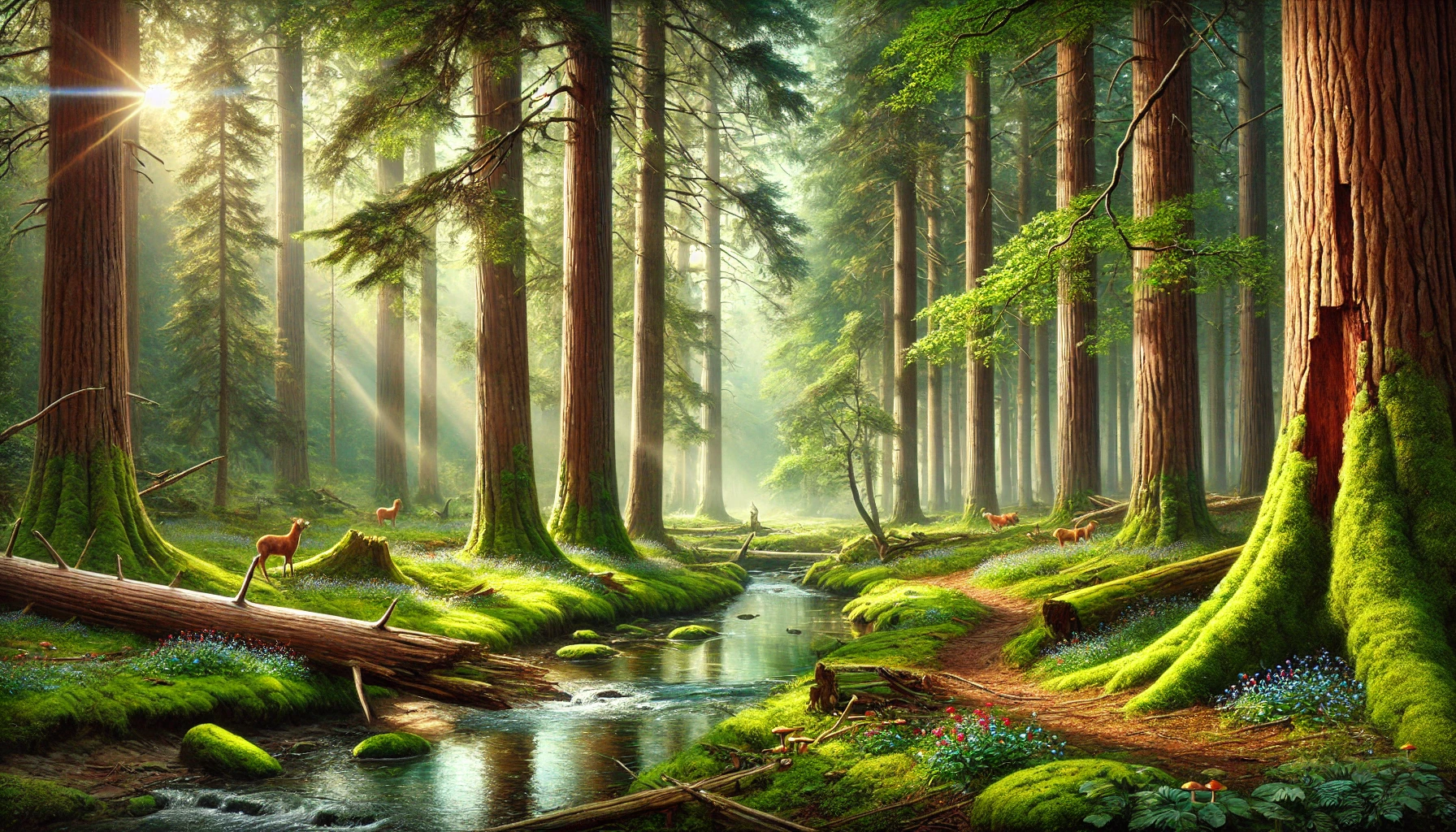 Serene Forest Scene
