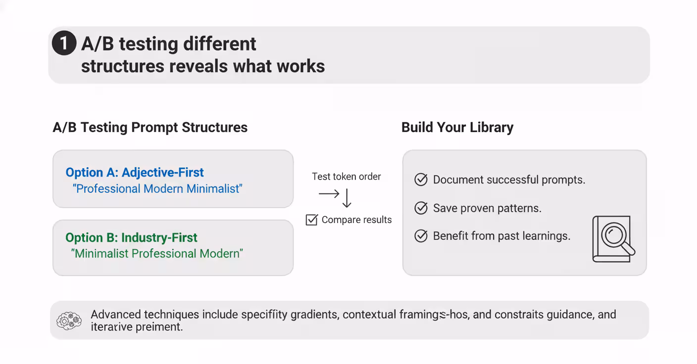 A/B testing different structures reveals what works