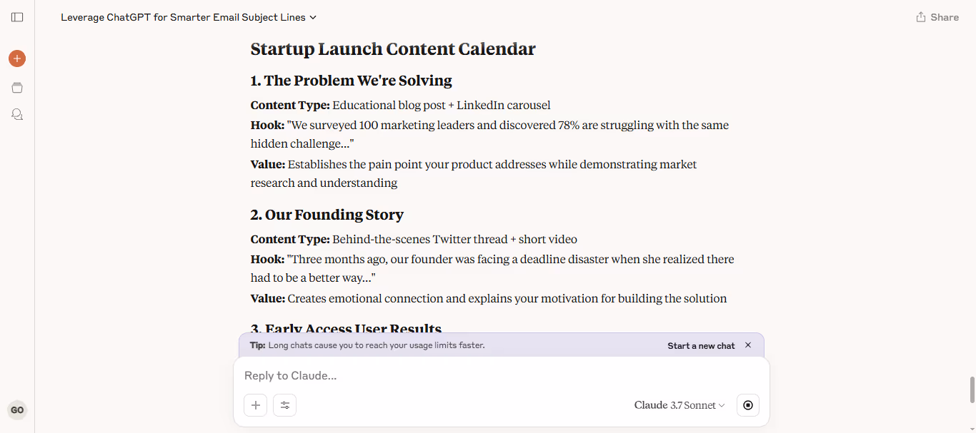 8. Plan a Simple Launch Content Strategy