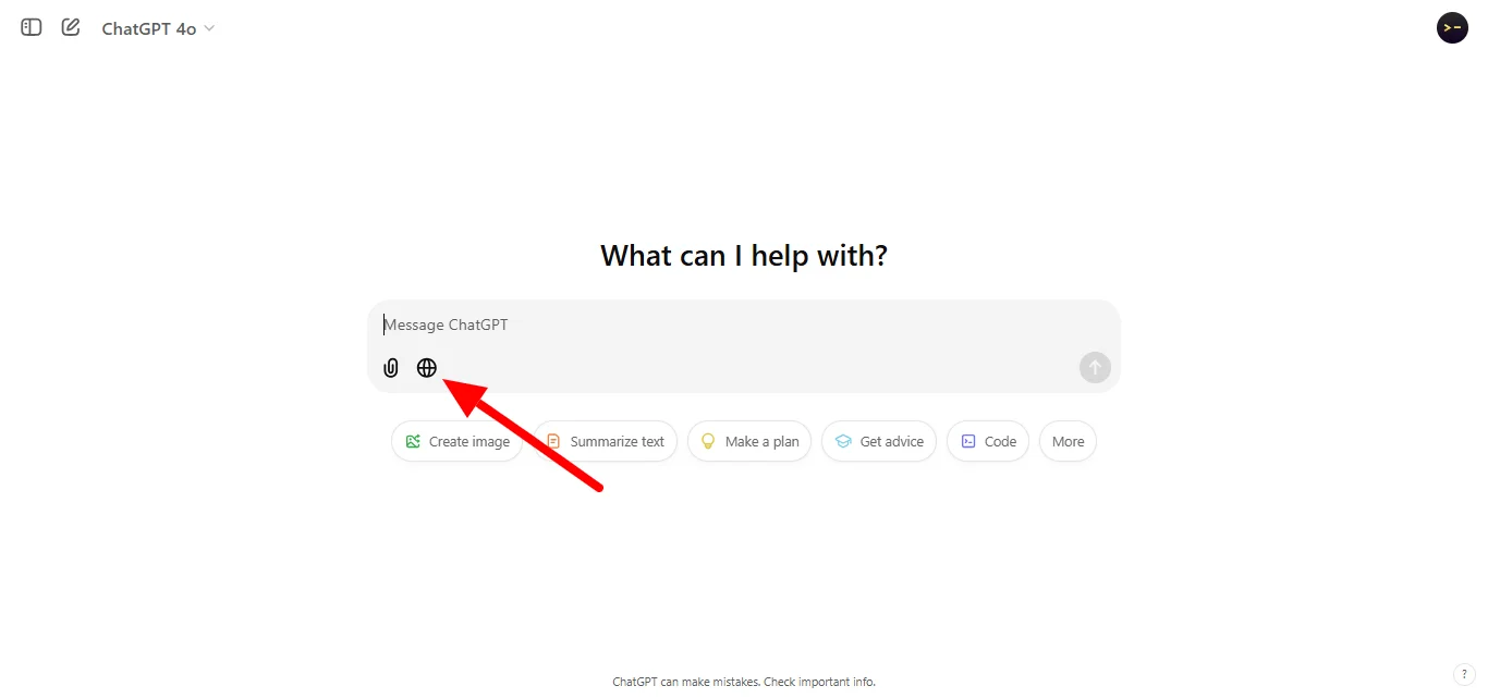 The ChatGPT Search Icon