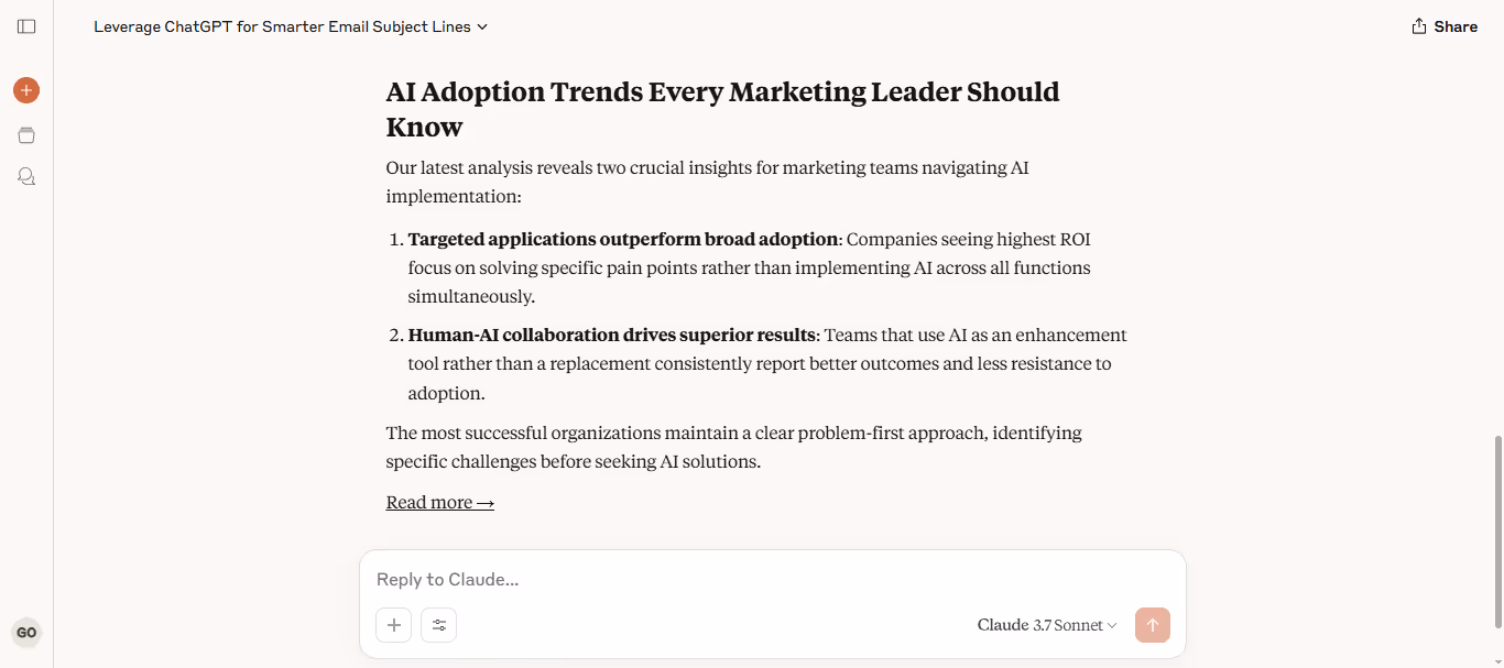 3. Blog Post Summary