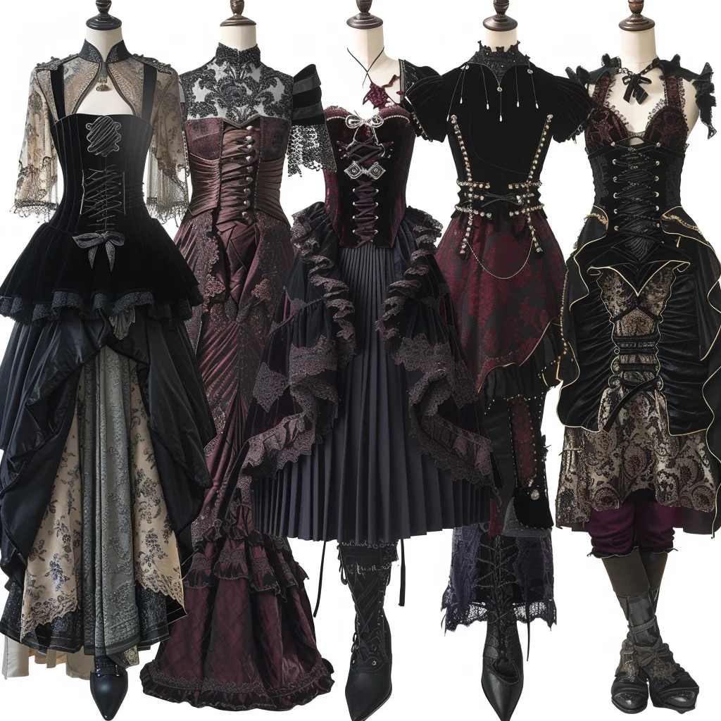 13. Dark, gothic clothes that are also fancy