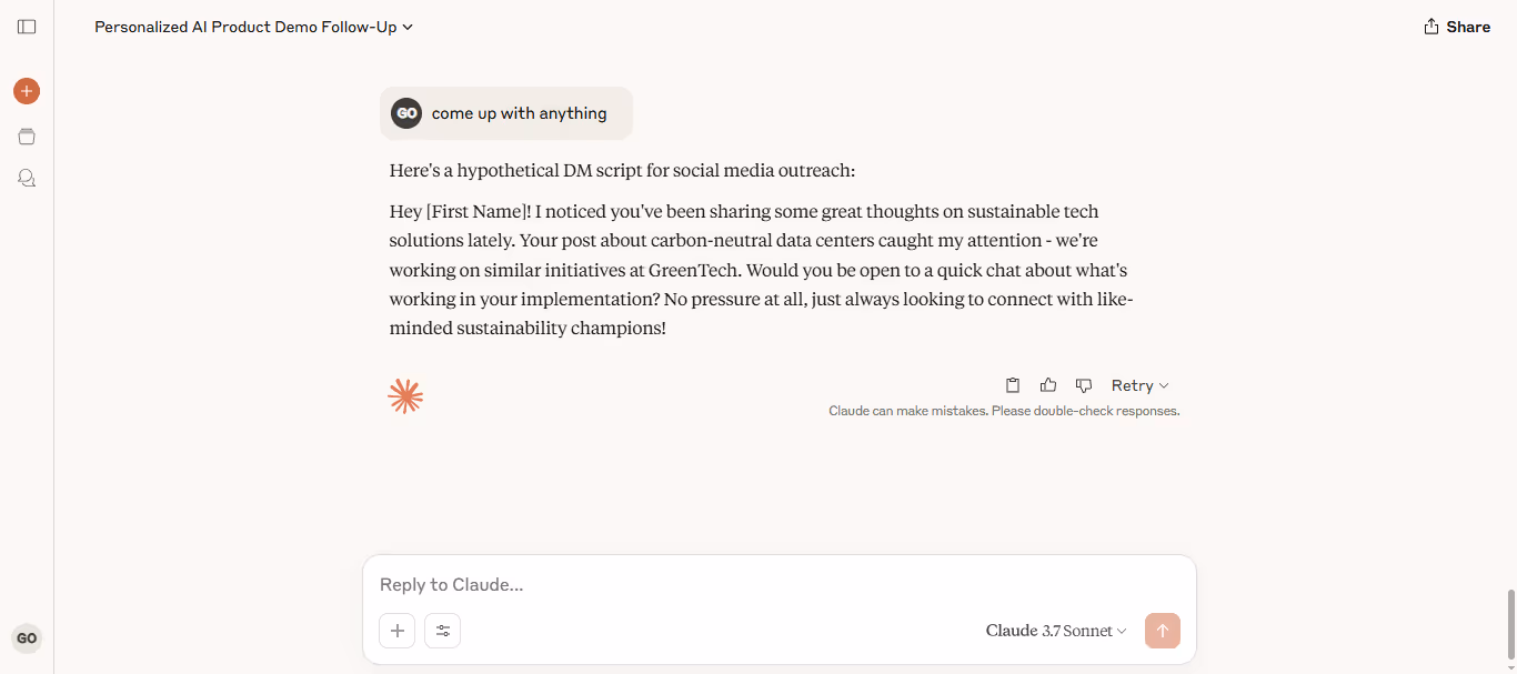 6. Write Targeted Social Media DM Scripts