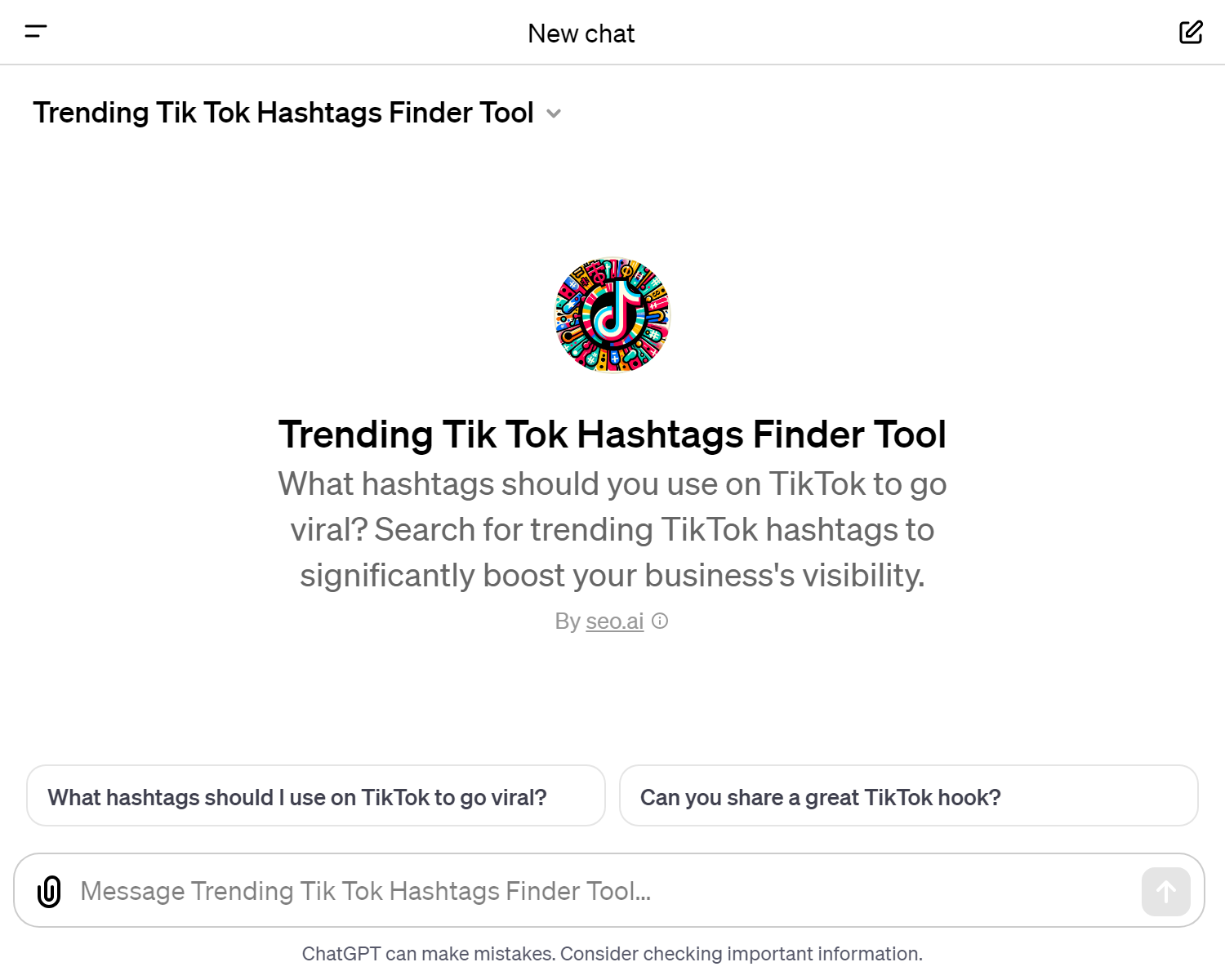 Trending TikTok Hashtags Finder Tool