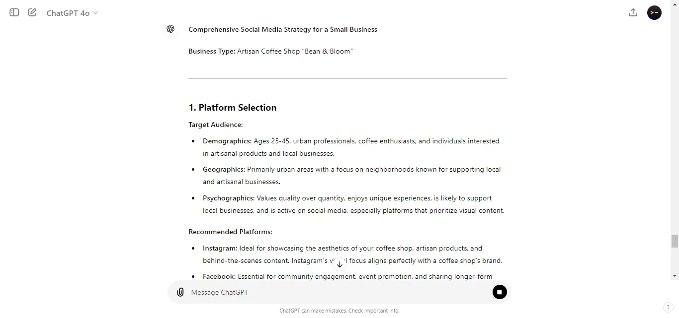Social Media Strategy