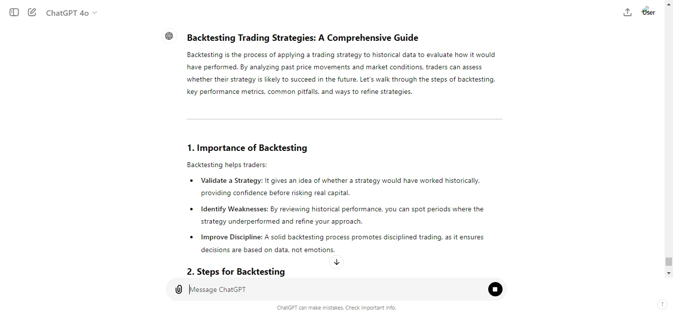 Backtesting