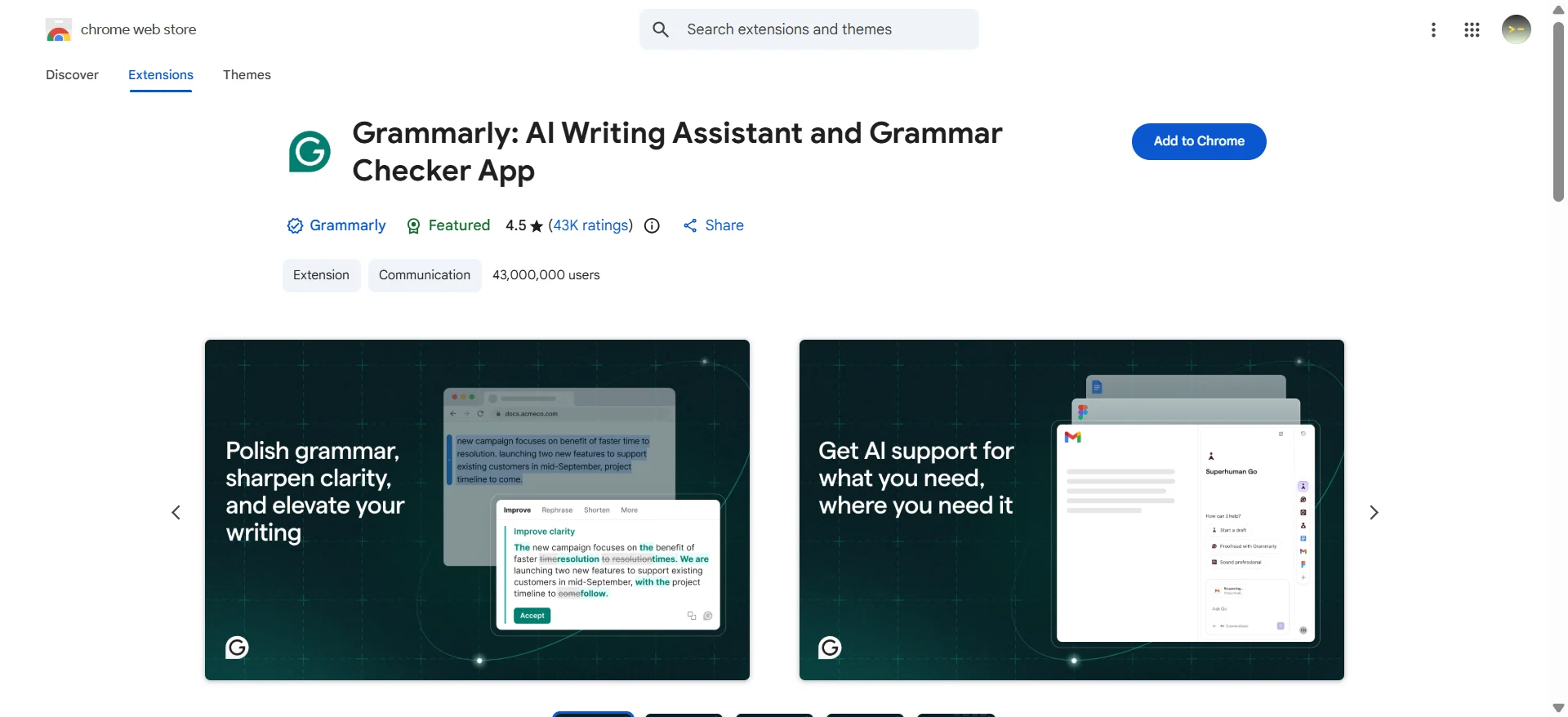 5. Grammarly