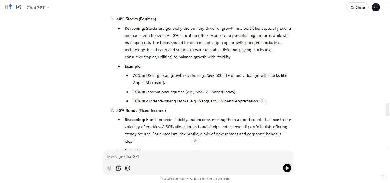 Create a Diversified Portfolio
