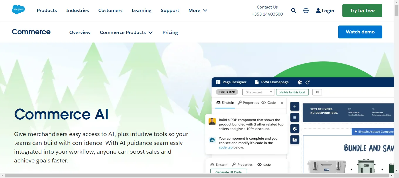 salesforce ai homepage
