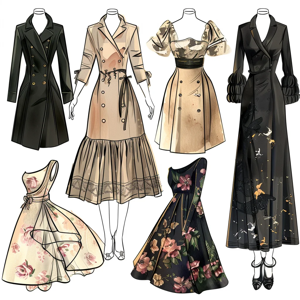 12. Old-fashioned clothes updated to look modern