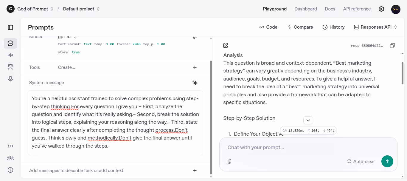Chain-of-Thought Prompting: When You Need Better Reasoning
