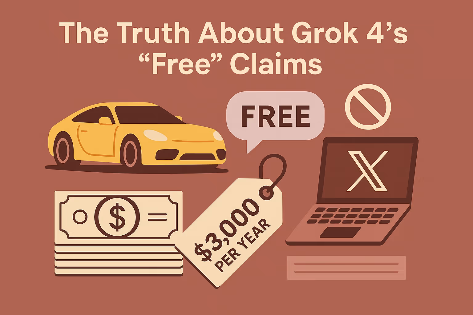 The Truth About Grok 4’s “Free” Claims