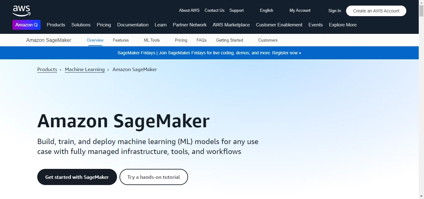 Amazon SageMaker  