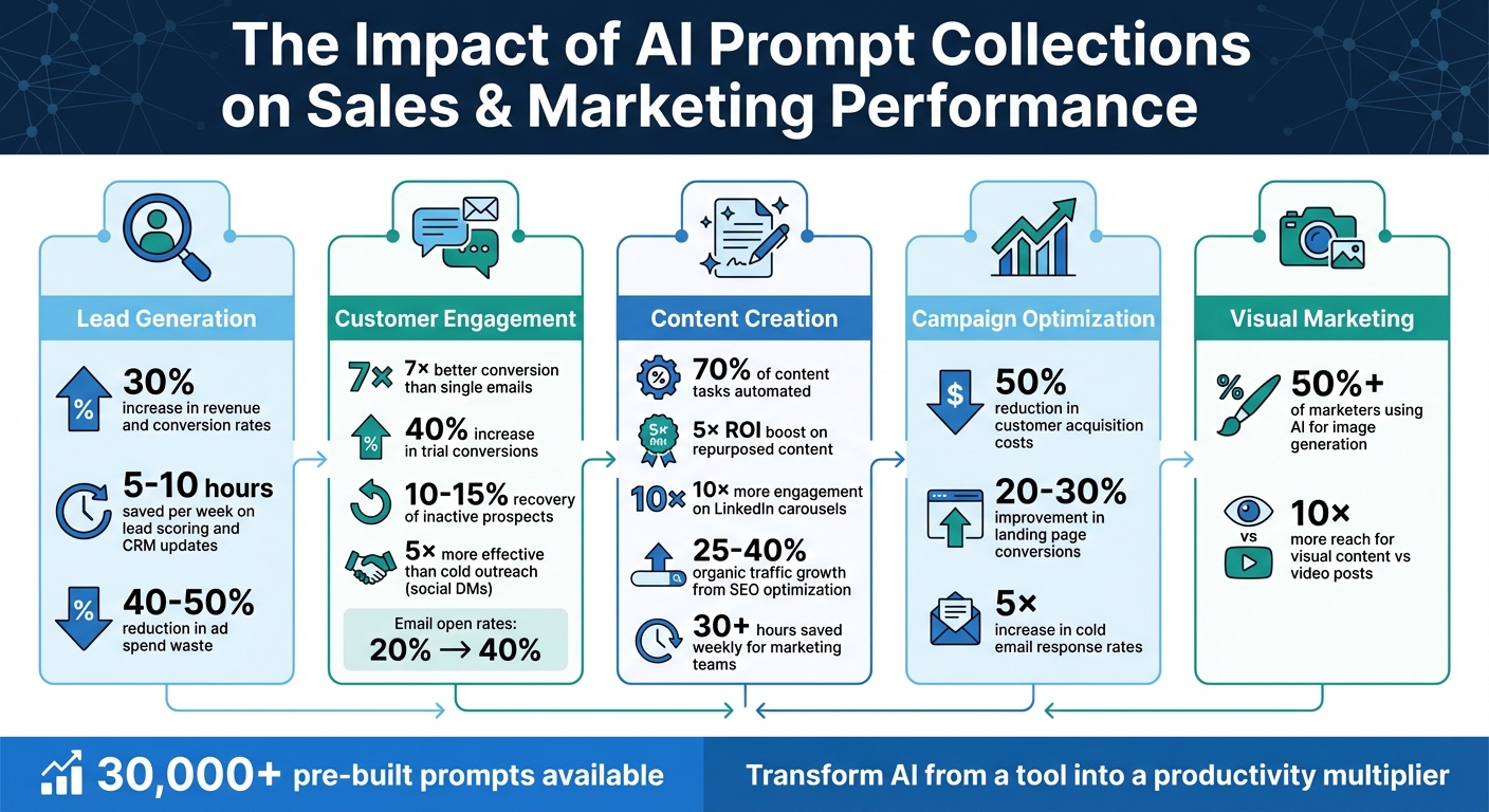AI Prompt Collections Impact on Sales and Marketing Performance: Key Statistics