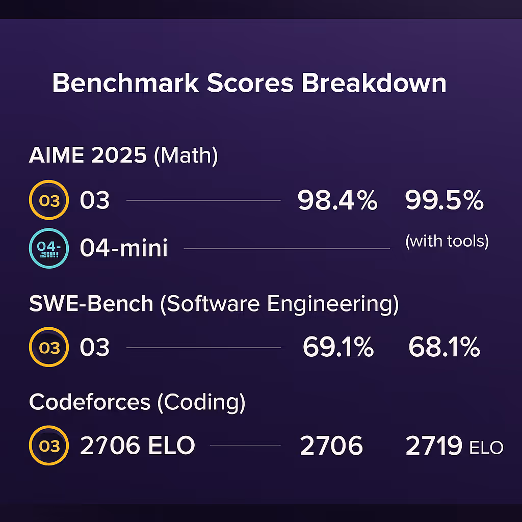 Benchmark Scores Breakdown
