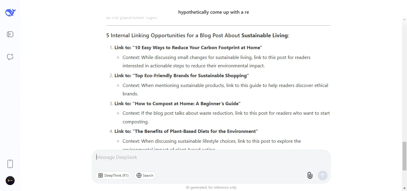 5. Suggest Internal Links