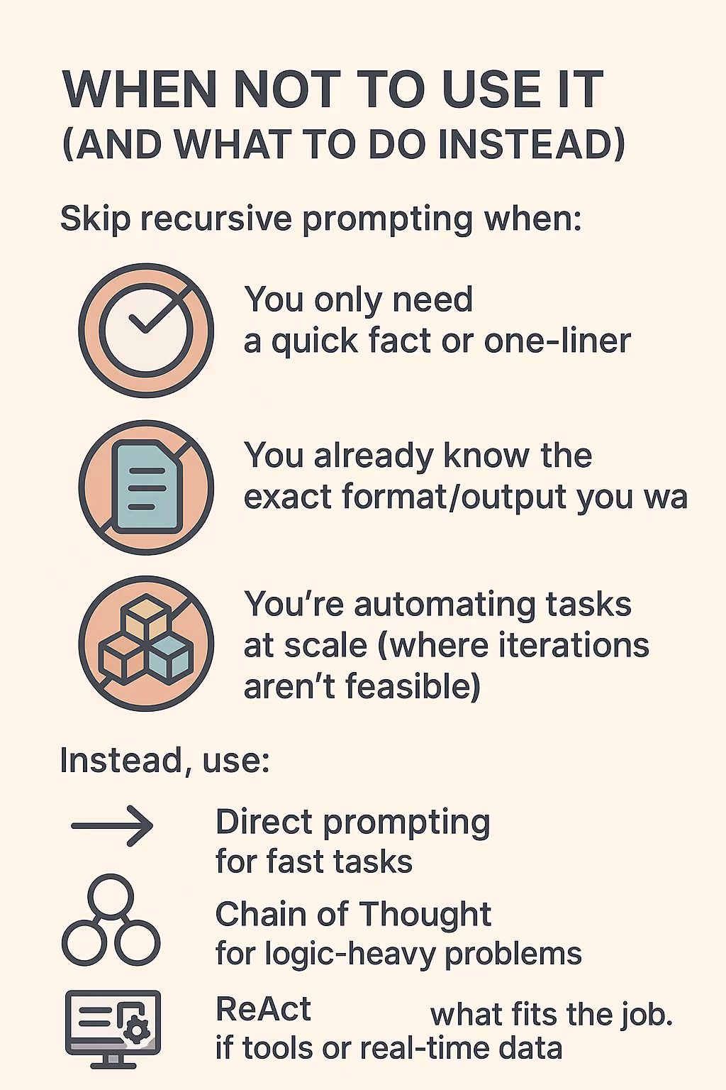 When NOT to Use It (And What to Do Instead)
