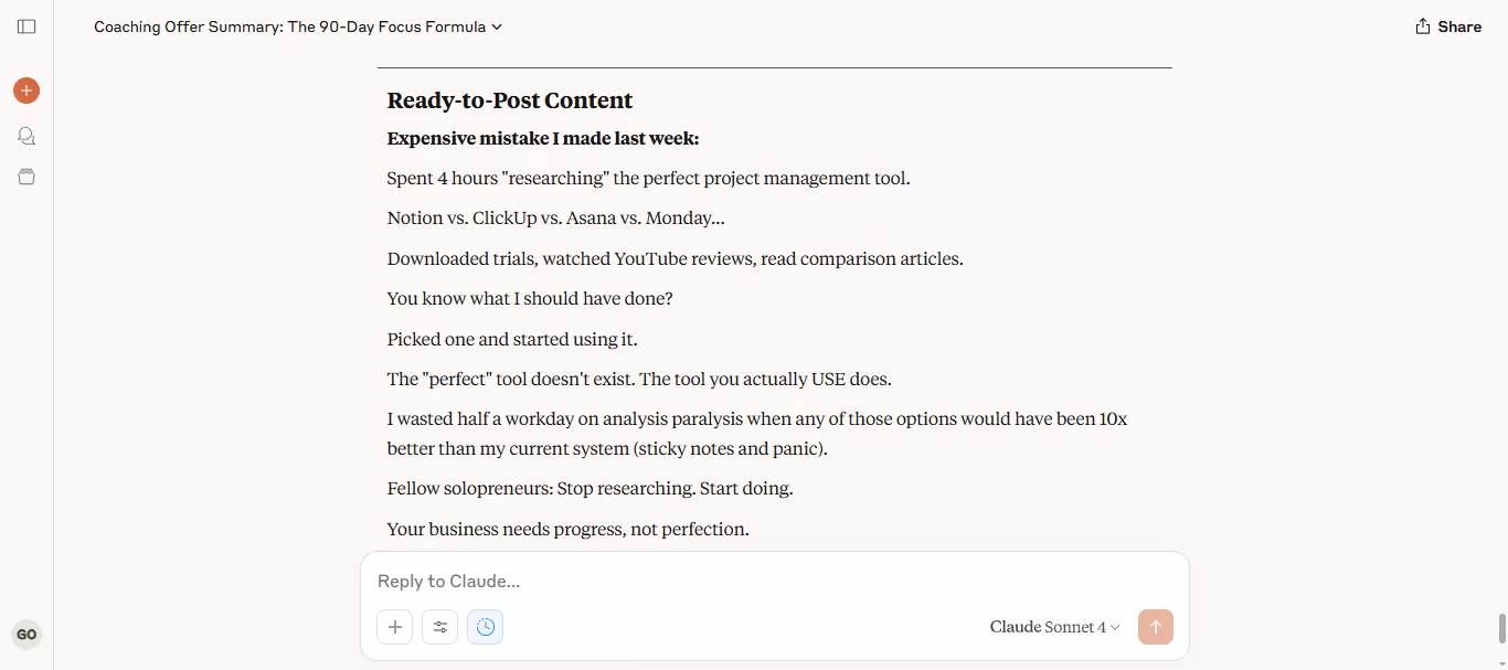 6. Prompts to Write a Daily LinkedIn or IG Post