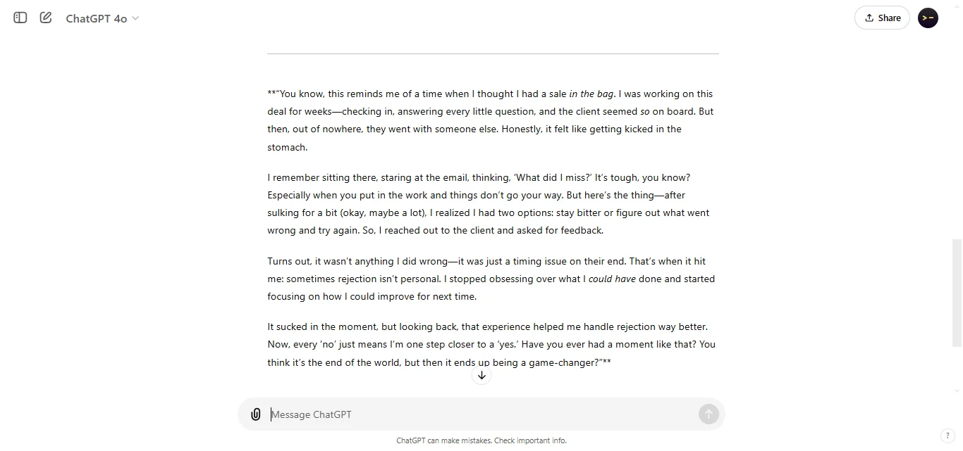 Add Personal Stories or Experiences
