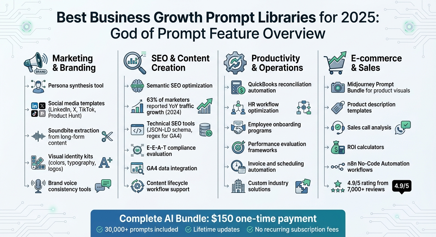 God of Prompt AI Bundle Features and Benefits Comparison 2025