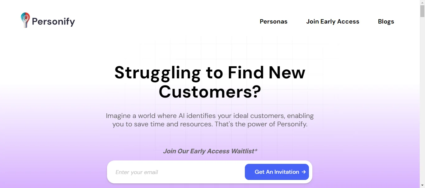 Personifyco homepage